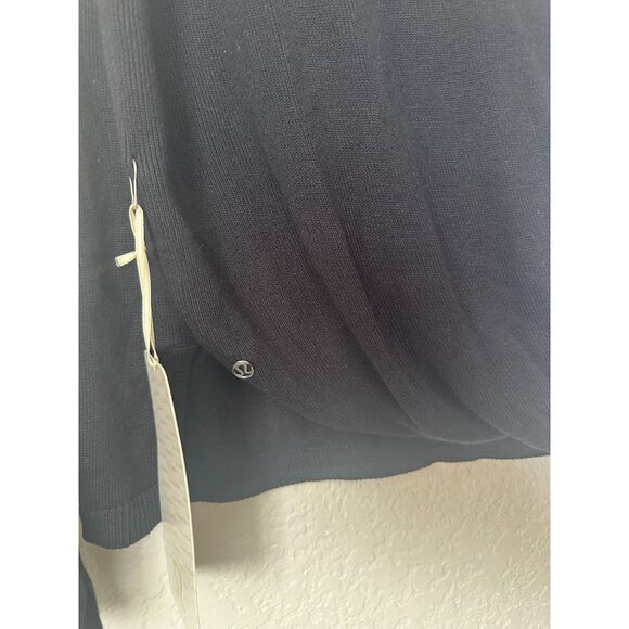 Lululemon Bring It Backbend Sweater Black Cashmere Blend NWT Size 10 - Picture 8 of 12